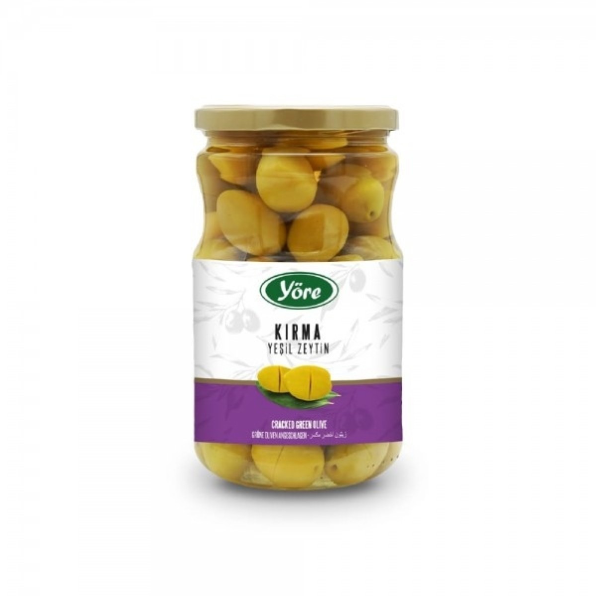 Yöre Domat Çeşidi İşlem Görmüş Salamura Kırma Yeşil Zeytin 400 gr