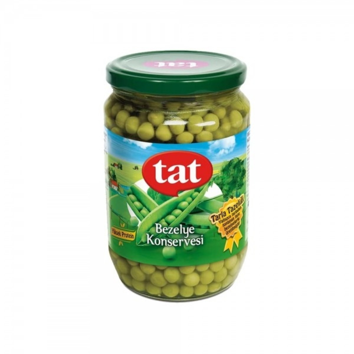 Tat Bezelye 420 gr Cam Kavanoz
