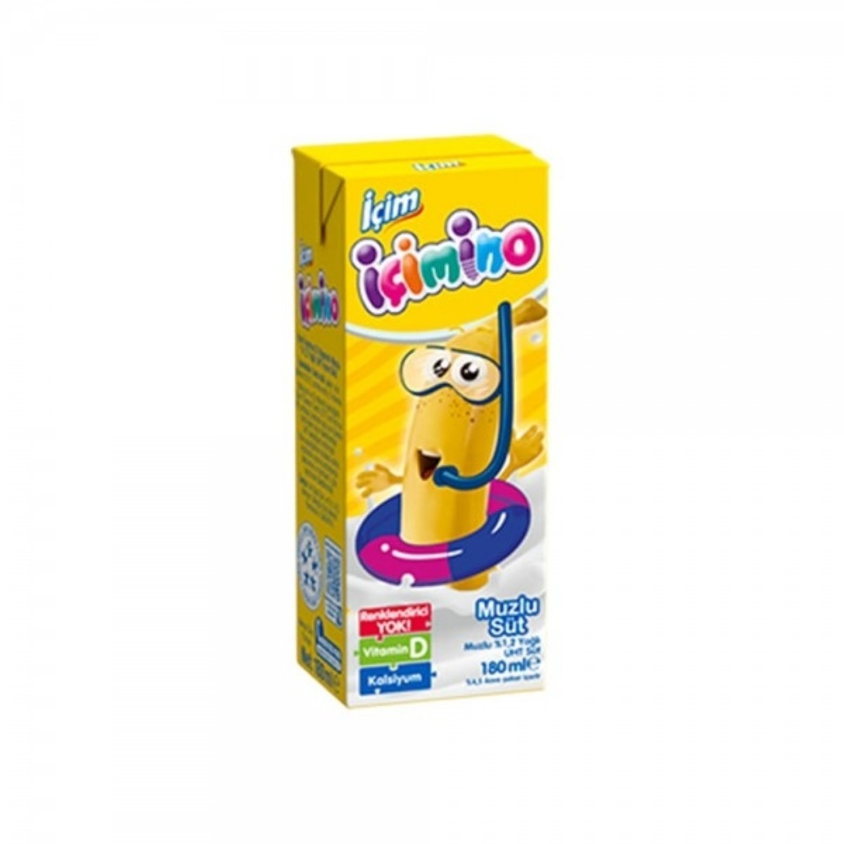 İçim İçimino Muzlu Süt 180 ml 
