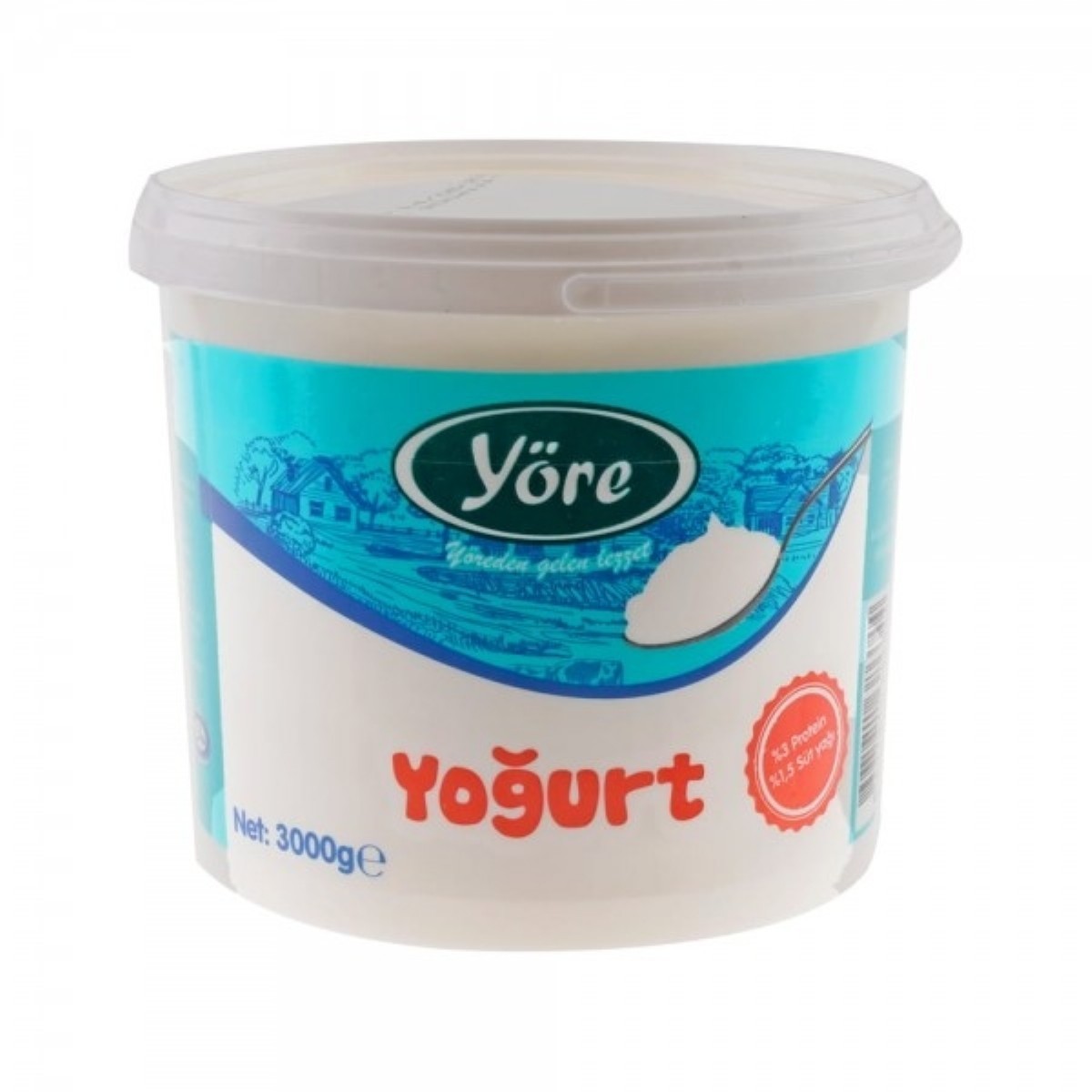 Yöre Yarım Yağlı Yoğurt 3 kg
