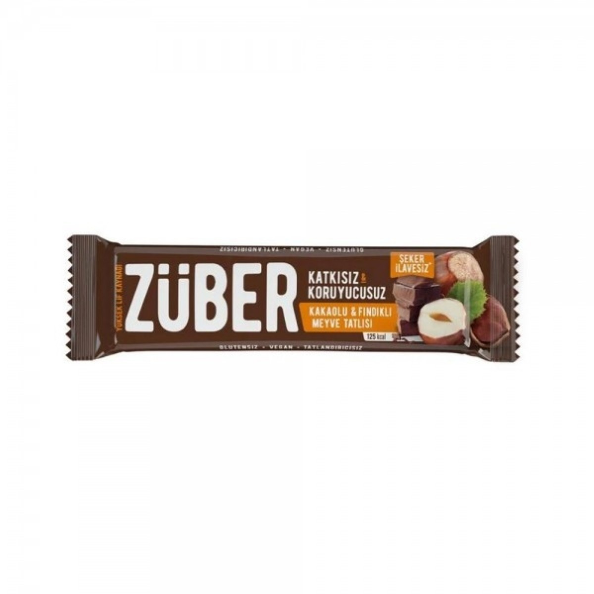 Züber Fındıklı &amp; Kakaolu Meyveli Bar 40 gr